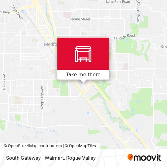 Mapa de South Gateway - Walmart