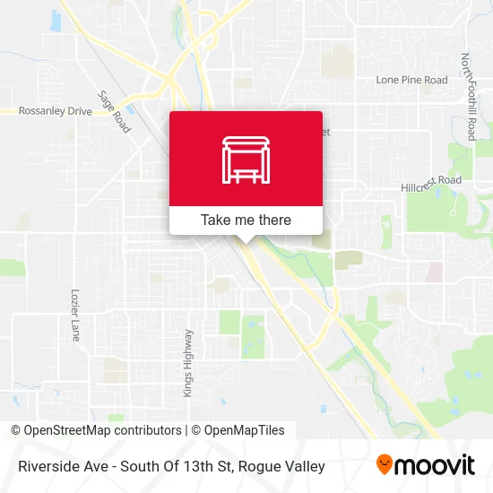 Riverside Ave - South Of 13th St map