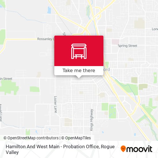 Hamilton And West Main - Probation Office map