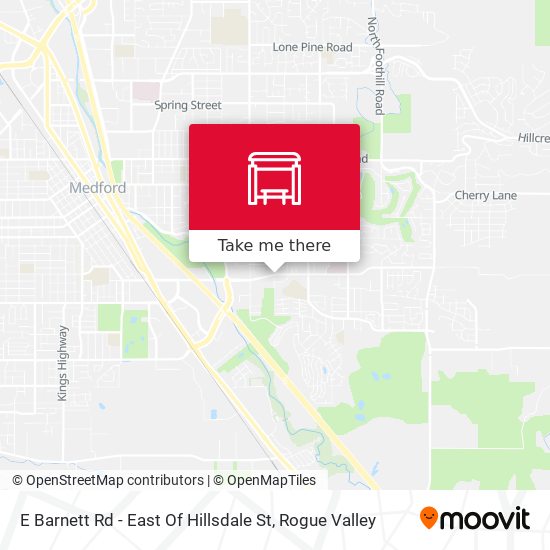 E Barnett Rd - East Of Hillsdale St map