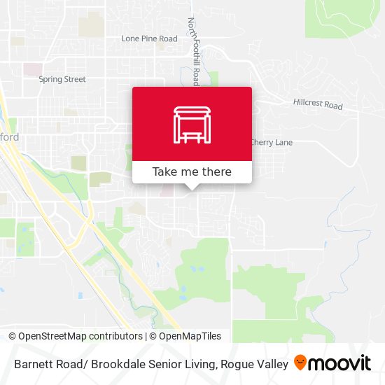 Barnett Road/ Brookdale Senior Living map