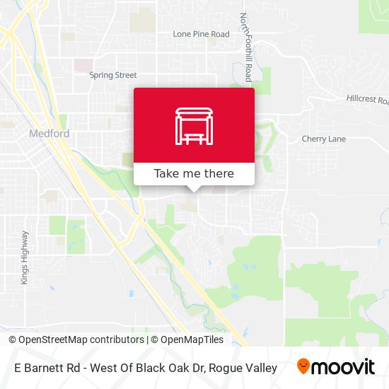 E Barnett Rd - West Of Black Oak Dr map