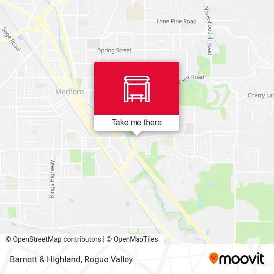 Barnett & Highland map