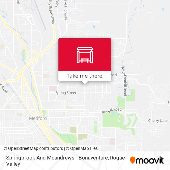 Springbrook And Mcandrews - Bonaventure map