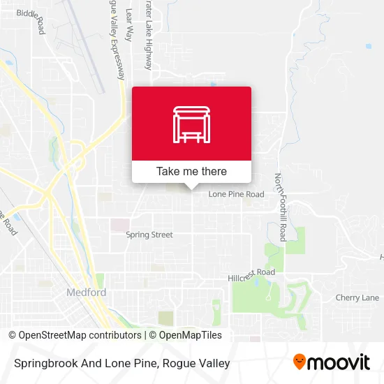 Mapa de Springbrook And Lone Pine