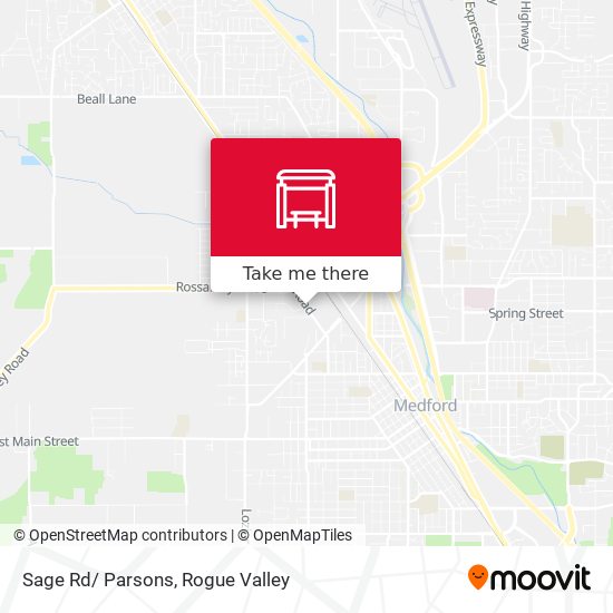 Sage Rd/ Parsons map