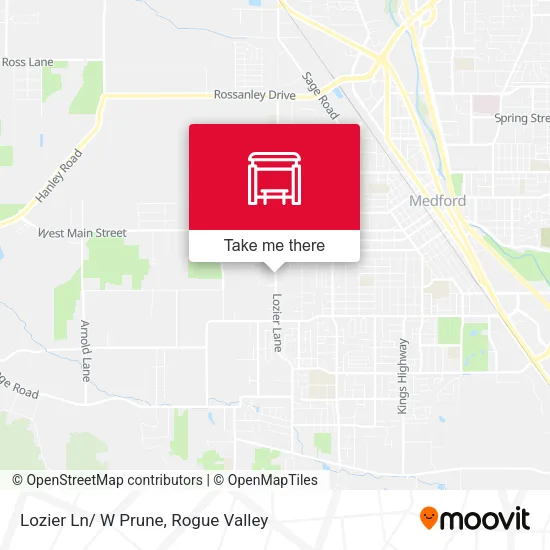 Mapa de Lozier Ln/ W Prune