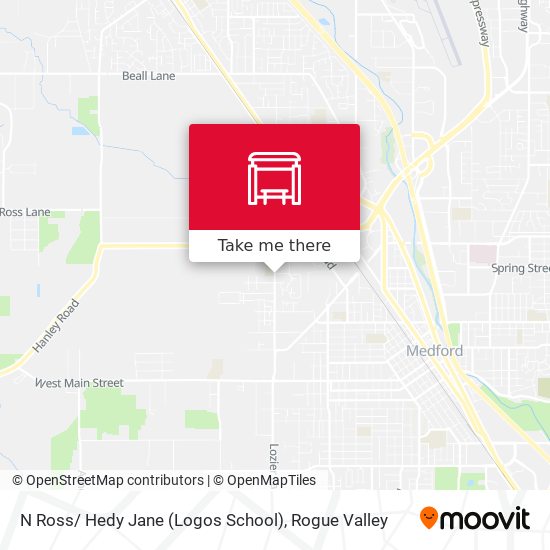 N Ross/ Hedy Jane (Logos School) map