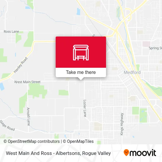 Mapa de West Main And Ross - Albertsons