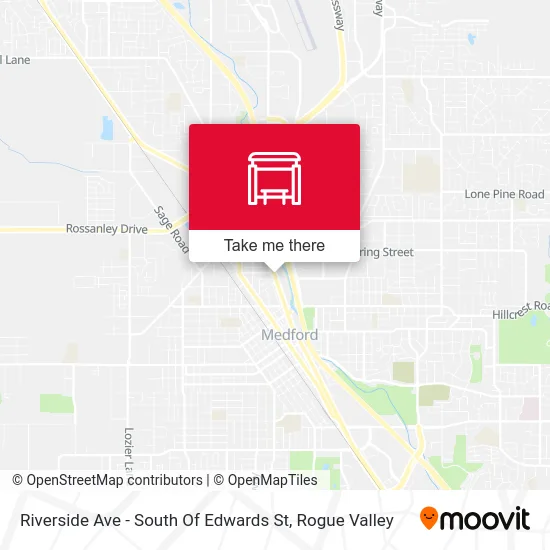 Riverside Ave - South Of Edwards St map