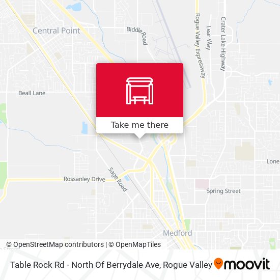 Table Rock Rd - North Of Berrydale Ave map