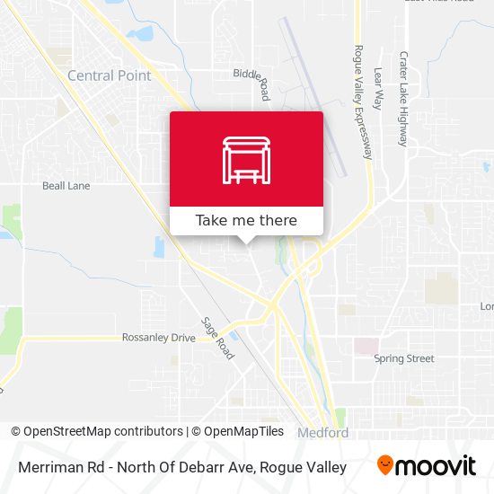 Merriman Rd - North Of Debarr Ave map