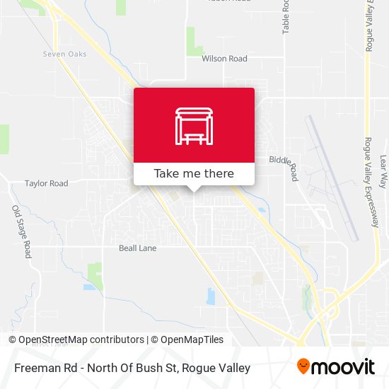 Freeman Rd - North Of Bush St map