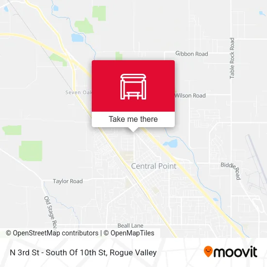 Mapa de N 3rd St - South Of 10th St
