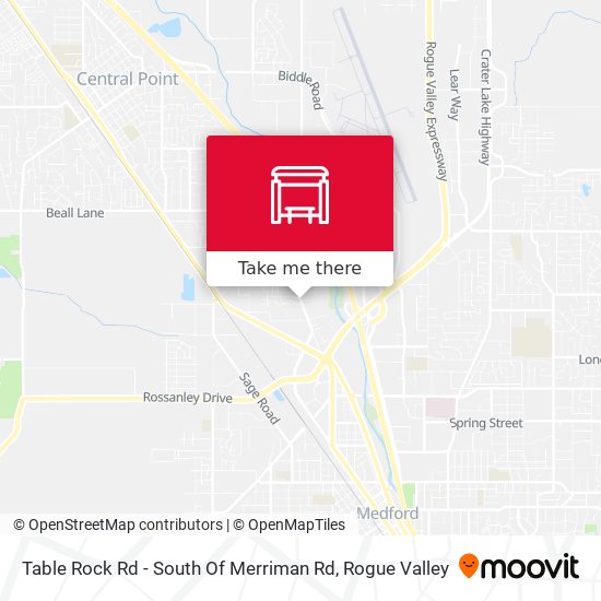 Table Rock Rd - South Of Merriman Rd map