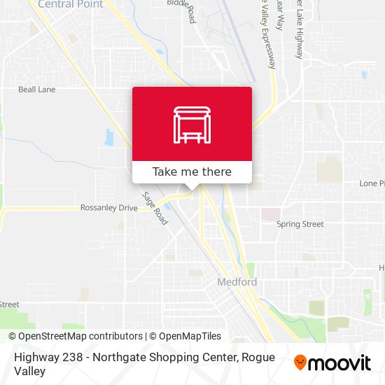 Highway 238 - Northgate Shopping Center map