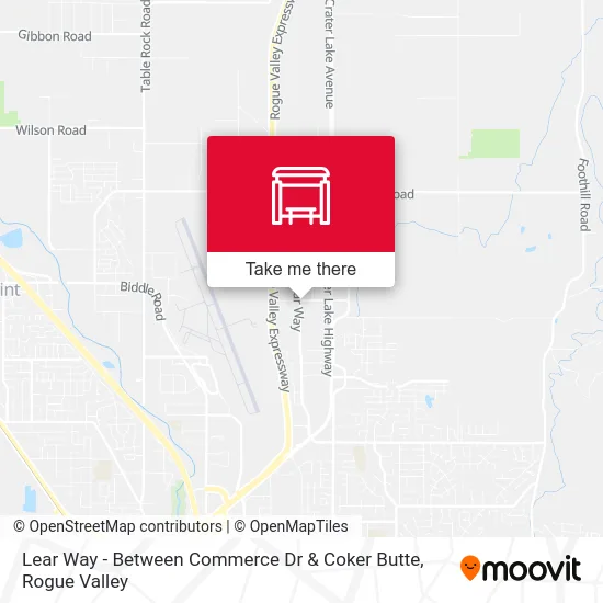 Lear Way - Between Commerce Dr & Coker Butte map