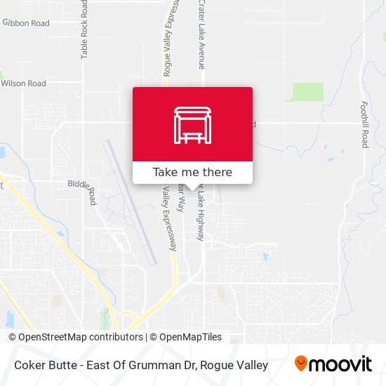 Coker Butte - East Of Grumman Dr map