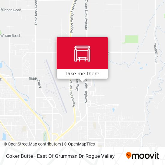 Mapa de Coker Butte - East Of Grumman Dr