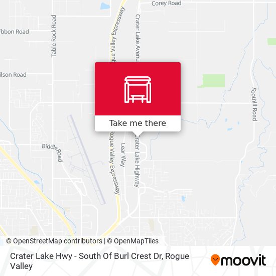 Crater Lake Hwy - South Of Burl Crest Dr map