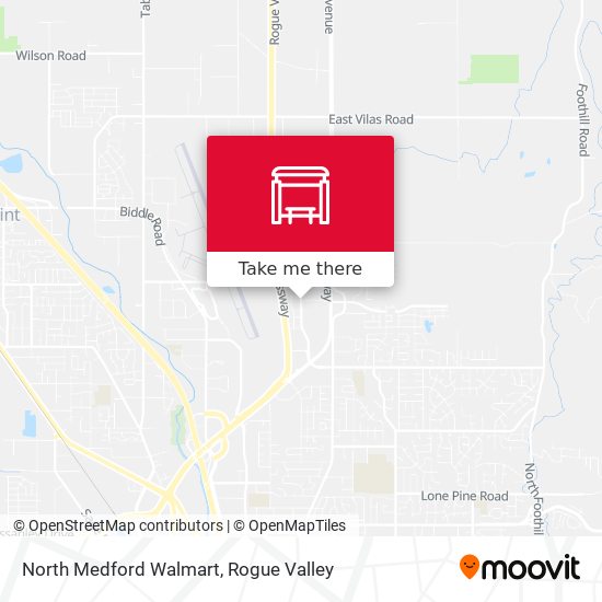 Mapa de North Medford Walmart