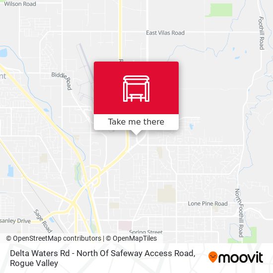 Delta Waters Rd - North Of Safeway Access Road map