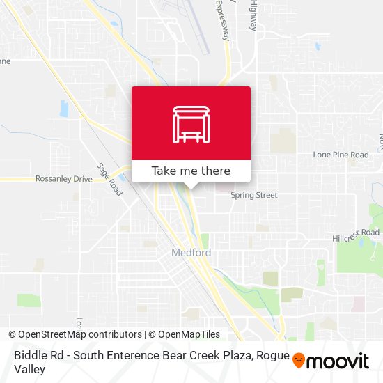 Biddle Rd - South Enterence Bear Creek Plaza map