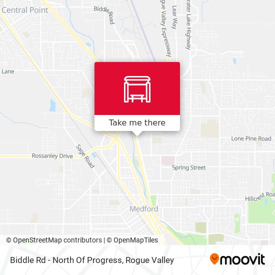 Biddle Rd - North Of Progress map