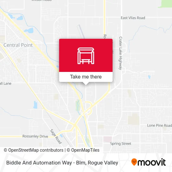 Mapa de Biddle And Automation Way - Blm