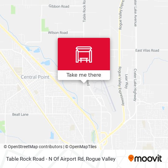 Table Rock Road - N Of Airport Rd map