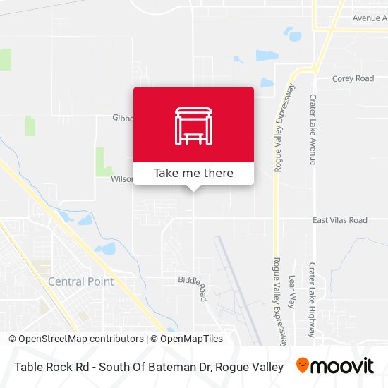 Table Rock Rd - South Of Bateman Dr map