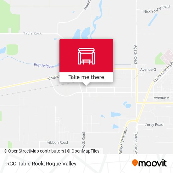 RCC Table Rock map