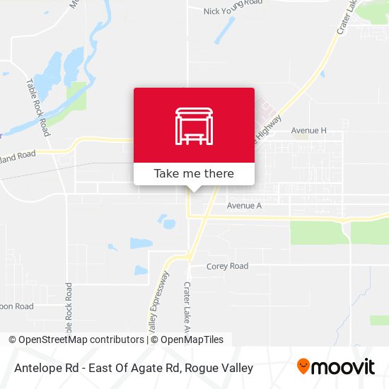 Mapa de Antelope Rd - East Of Agate Rd