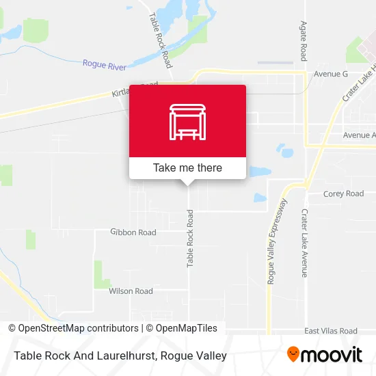 Mapa de Table Rock And Laurelhurst