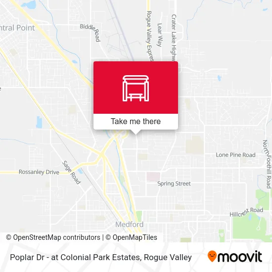 Mapa de Poplar Dr - at Colonial Park Estates