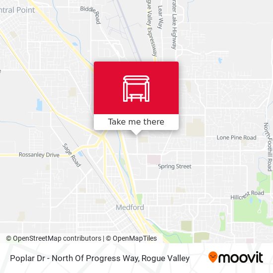Poplar Dr - North Of Progress Way map