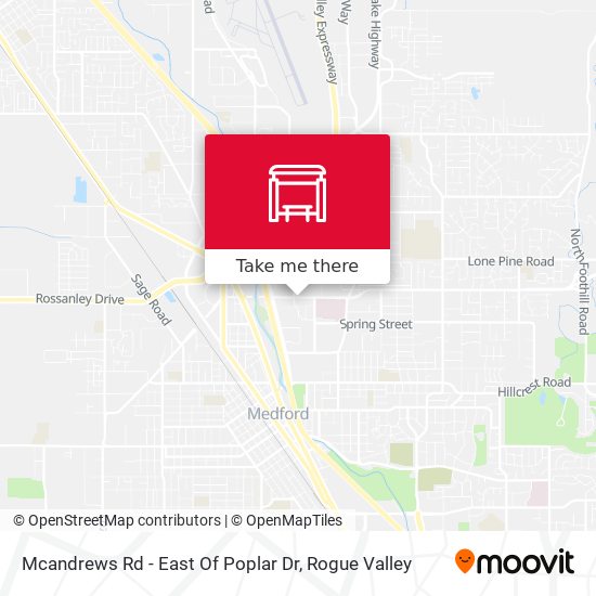 Mcandrews Rd - East Of Poplar Dr map