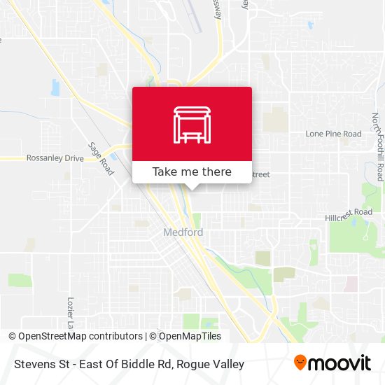 Stevens St - East Of Biddle Rd map