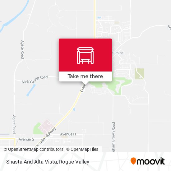 Mapa de Shasta And Alta Vista