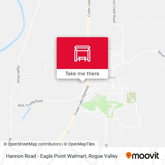 Mapa de Hannon Road - Eagle Point Walmart