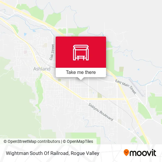 Wightman South Of Railroad map