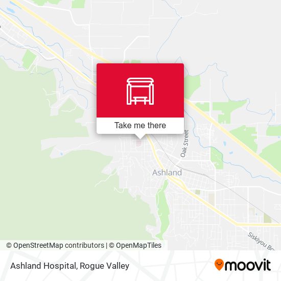 Ashland Hospital map