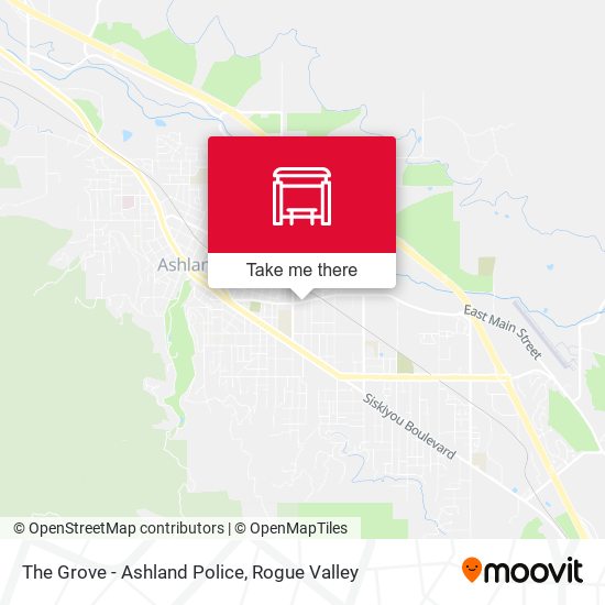 Mapa de The Grove - Ashland Police