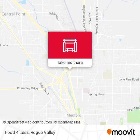 Mapa de Food 4 Less