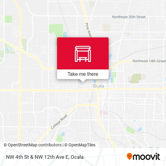Mapa de NW 4th St & NW 12th Ave E