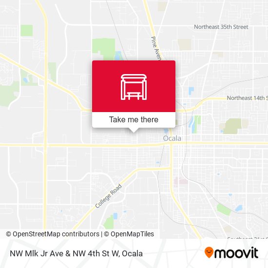 NW Mlk Jr Ave & NW 4th St W map