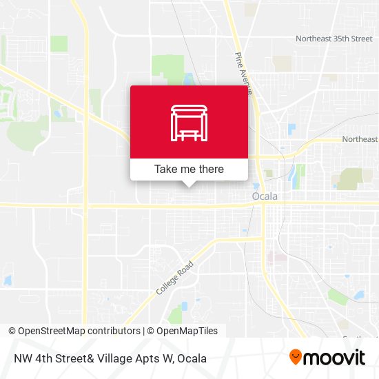Mapa de NW 4th Street& Village Apts W