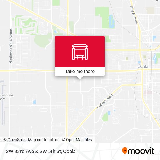 Mapa de SW 33rd Ave & SW 5th St