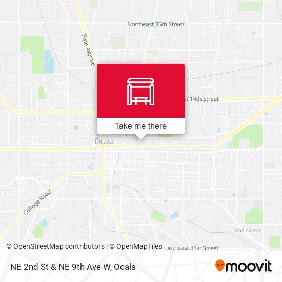 Mapa de NE 2nd St & NE 9th Ave W