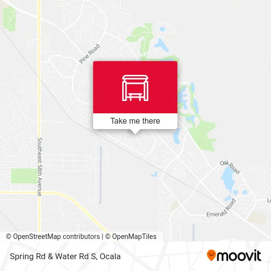 Spring Rd & Water Rd S map